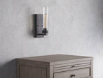 Andreas Ridged Tubular Wall Sconce