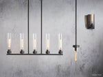 Andreas Ridged Tubular Wall Sconce