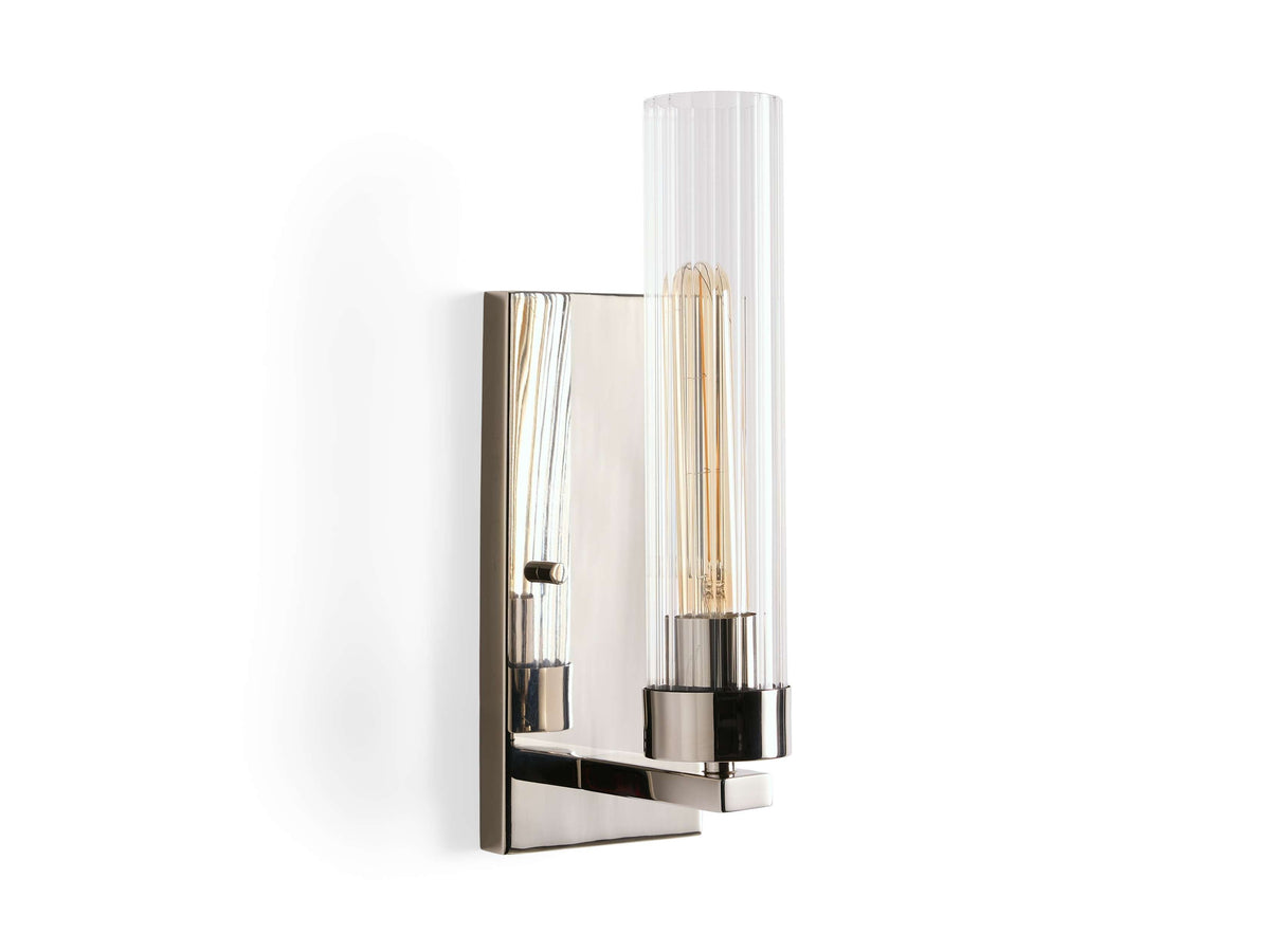 Andreas Ridged Tubular Wall Sconce
