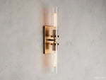 Andreas Ridged Tubular Wall Sconce
