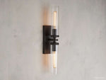 Andreas Ridged Tubular Wall Sconce