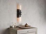 Andreas Ridged Tubular Wall Sconce