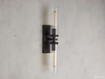 Andreas Ridged Tubular Wall Sconce