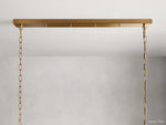 Andreas Ridged Tubular Linear Chandelier