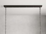Andreas Ridged Tubular Linear Chandelier