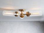Andreas Ridged Tubular Flush Mount
