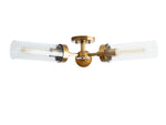 Andreas Ridged Tubular Flush Mount