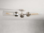 Andreas Ridged Tubular Flush Mount
