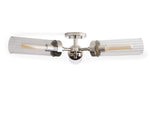 Andreas Ridged Tubular Flush Mount