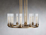 Andreas Ridged Tubular Round Chandelier