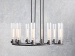 Andreas Ridged Tubular Round Chandelier