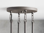 Andreas Ridged Tubular Round Chandelier