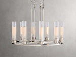 Andreas Ridged Tubular Round Chandelier