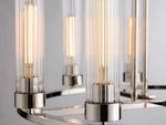 Andreas Ridged Tubular Round Chandelier