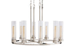 Andreas Ridged Tubular Round Chandelier