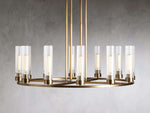 Andreas Ridged Tubular Round Chandelier