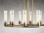 Andreas Ridged Tubular Round Chandelier