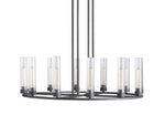 Andreas Ridged Tubular Round Chandelier