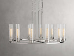 Andreas Ridged Tubular Round Chandelier
