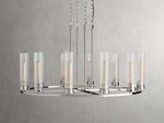 Andreas Ridged Tubular Round Chandelier