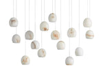 Arica Modern Alabaster Linear Chandelier