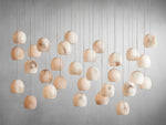 Arica Modern Alabaster Linear Chandelier