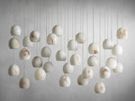 Arica Modern Alabaster Linear Chandelier