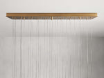 Arica Modern Alabaster Linear Chandelier
