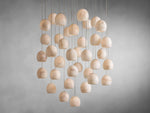 Arica Modern Alabaster Round Chandelier