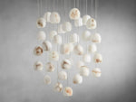 Arica Modern Alabaster Round Chandelier