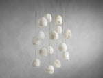 Arica Modern Alabaster Round Chandelier