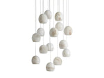 Arica Modern Alabaster Round Chandelier