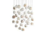 Arica Modern Alabaster Round Chandelier