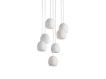 Arica Modern Alabaster Round Chandelier