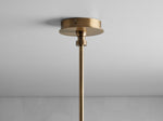 Hastings Leather Spoked Round Chandelier
