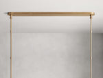 Hastings Leather Spoked Linear Chandelier