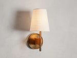 Hastings Leather Spoked Wall Sconce