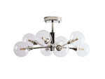 Apollo Spoked Glass Flush Mount
