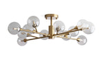 Apollo Spoked Glass Flush Mount