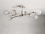 Apollo Spoked Glass Flush Mount