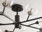 Apollo Spoked Glass Flush Mount