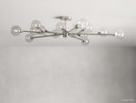 Apollo Spoked Glass Flush Mount