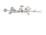 Apollo Spoked Glass Flush Mount