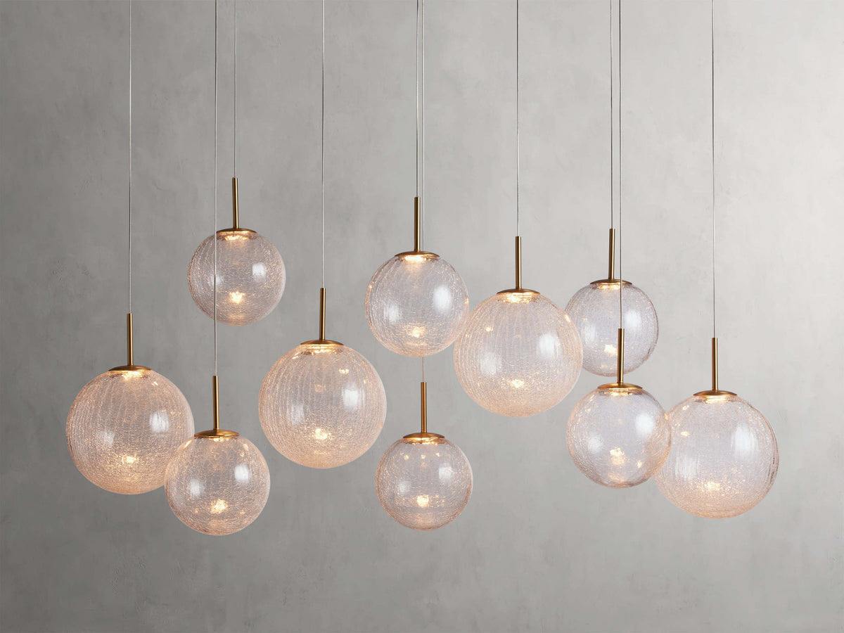 Casen Sculptural Globe Linear Chandelier