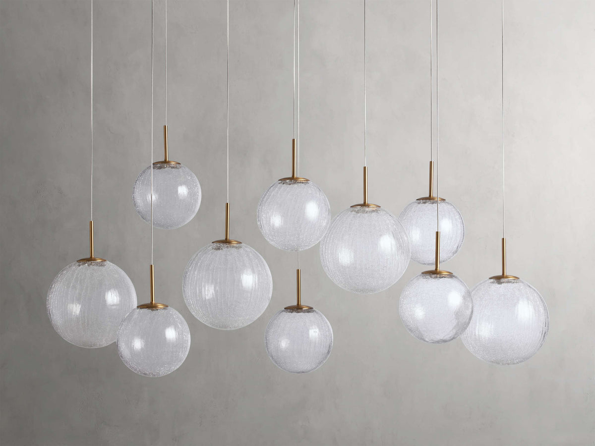 Casen Sculptural Globe Linear Chandelier