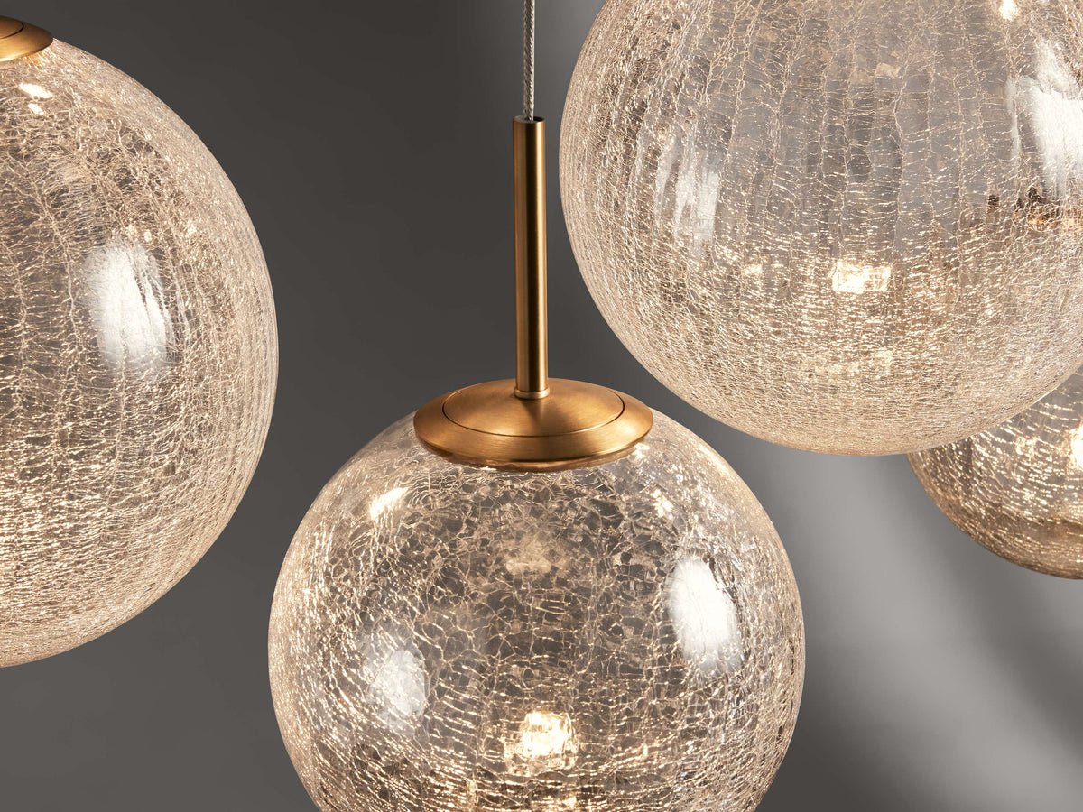 Casen Sculptural Globe Linear Chandelier