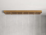 Casen Luster Glass Linear Chandelier