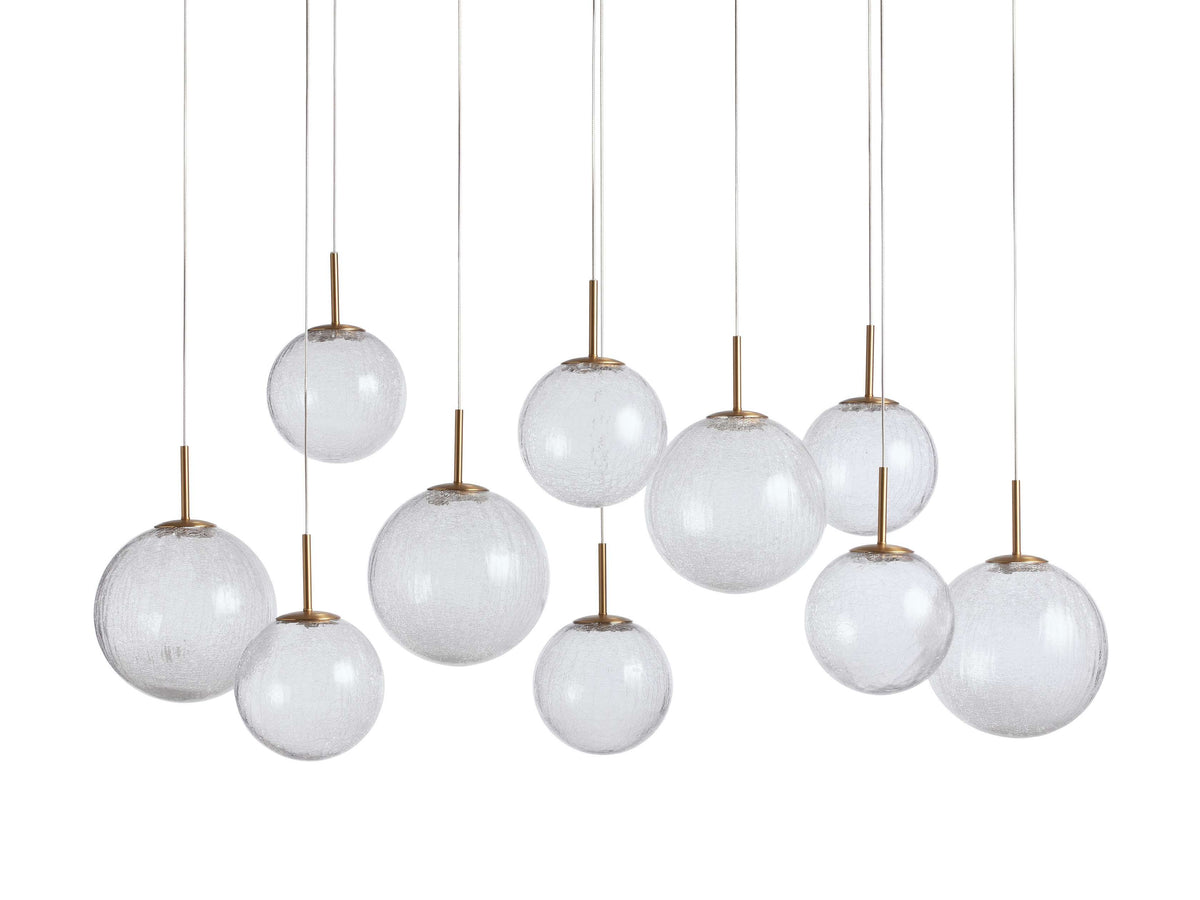 Casen Sculptural Globe Linear Chandelier