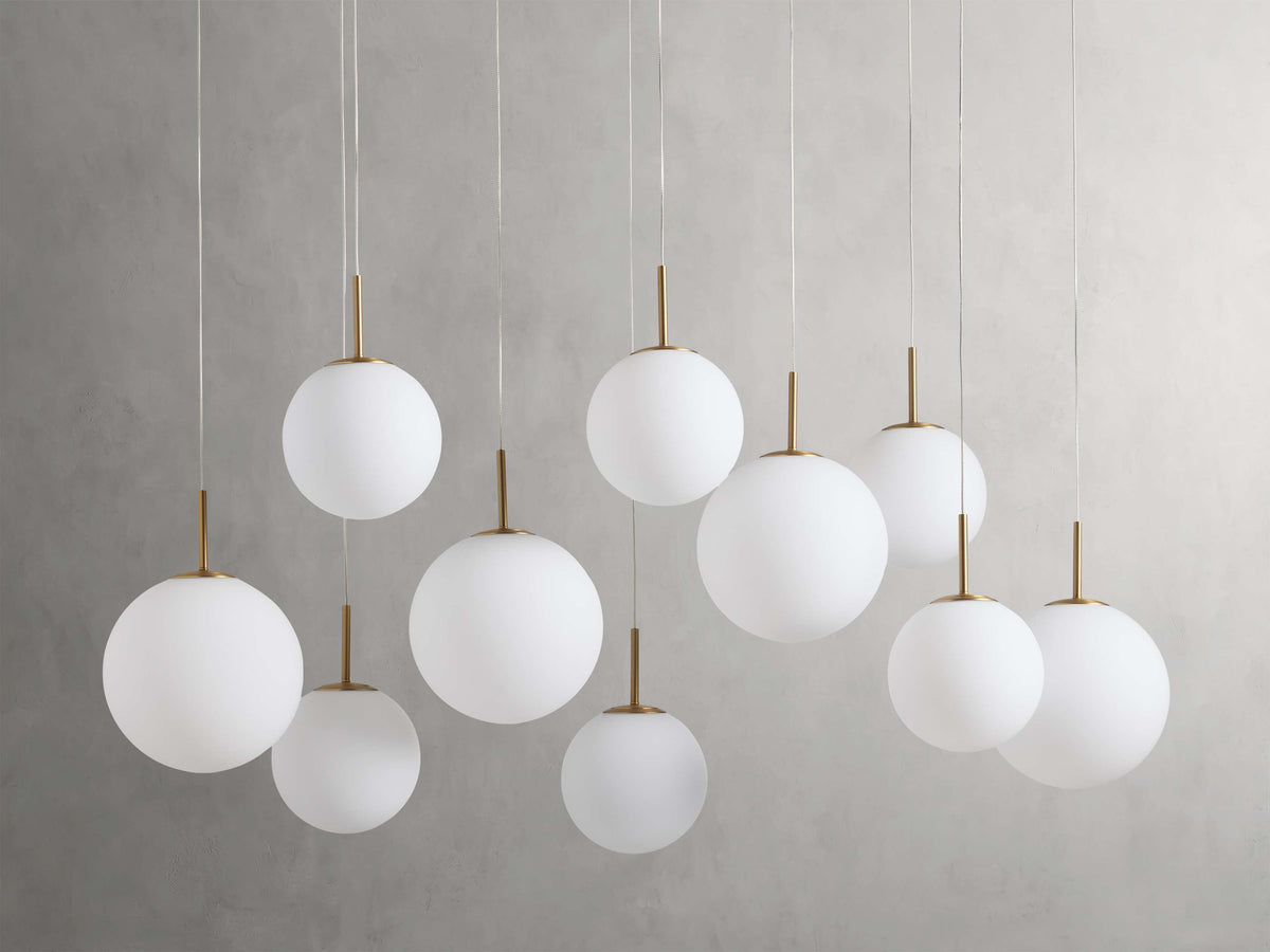 Casen Sculptural Globe Linear Chandelier