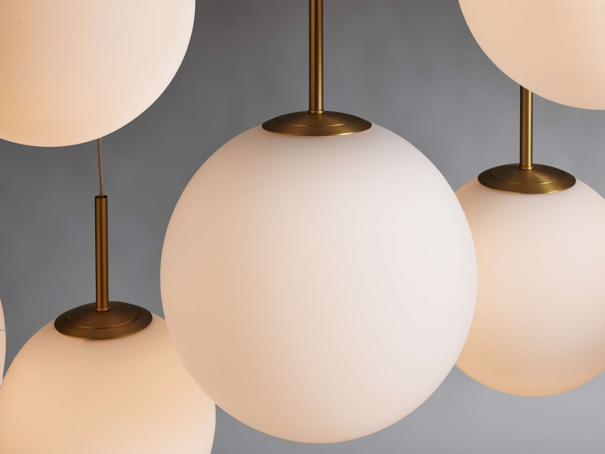 Casen Sculptural Globe Linear Chandelier